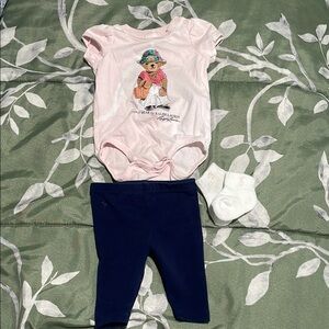 Ralph Lauren Pink Baby One Piece
